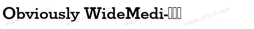Obviously WideMedi字体转换